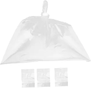 4pcs Moving Bag Set Large Plastic Bags for Furniture Wrapping and Moving Safe Pe Material and Clear View Feature