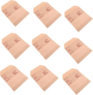 50 Pack Underwear Storage Bags Self-seal Travel Socks Pouches Paper Packaging Bags Dry Clean Sealable Pouches