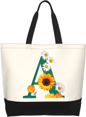 Abybela Custom Tote Bags with Team Logo Text Picture for Women Personalized Shopping Handmade Totes