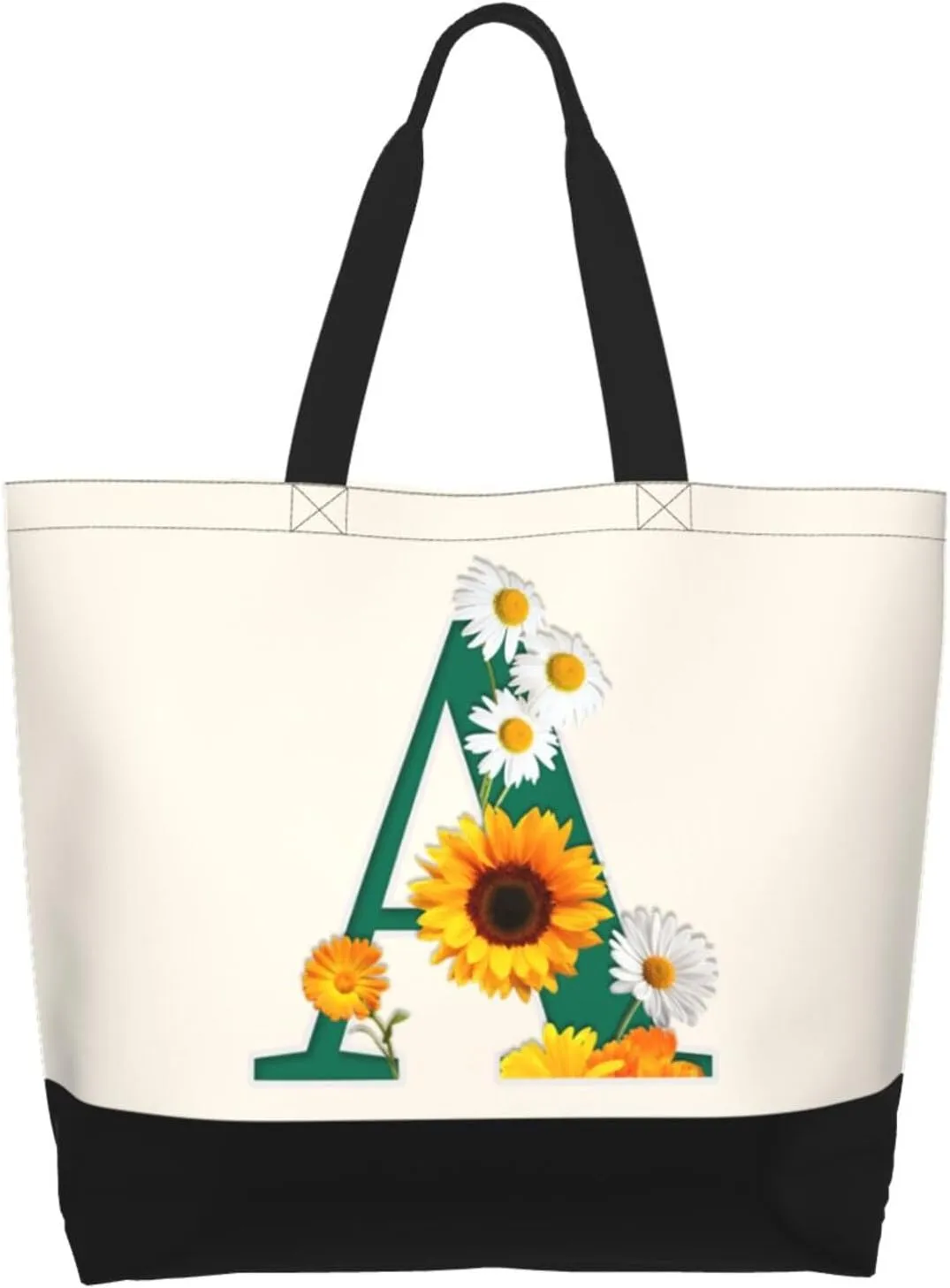 Abybela Custom Tote Bags with Team Logo Text Picture for Women Personalized Shopping Handmade Totes