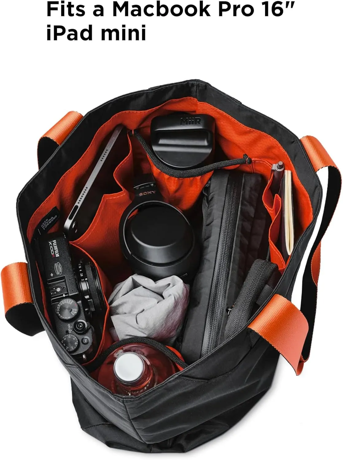 ALPAKA Elements Tote Bag 14.5L - Travel Totes with Lightweight, Foldable, Self-Standing, 8 Internal Pockets, Magnetic Suction