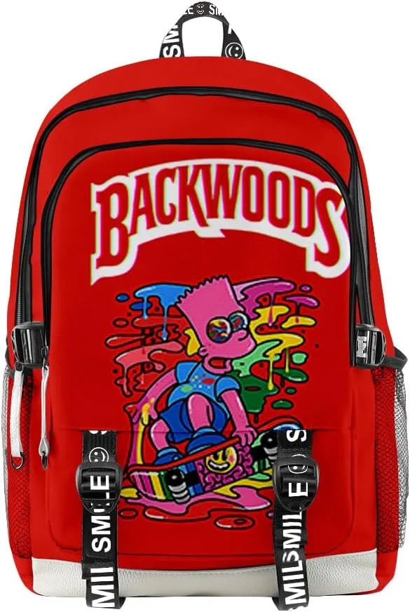 Anime Backpacks Casual Laptop Backpack Travel Bags for Men Women
