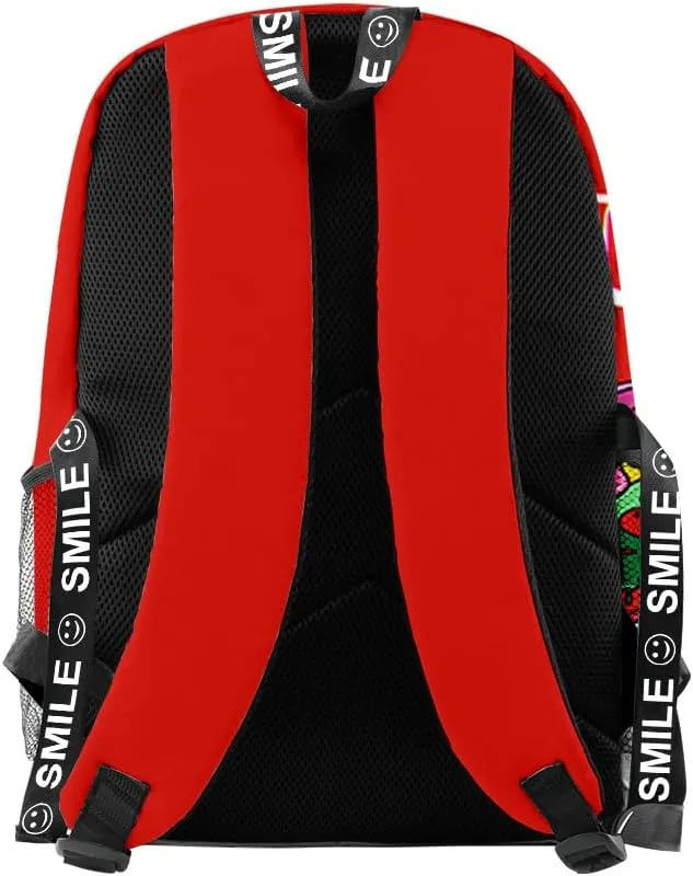 Anime Backpacks Casual Laptop Backpack Travel Bags for Men Women