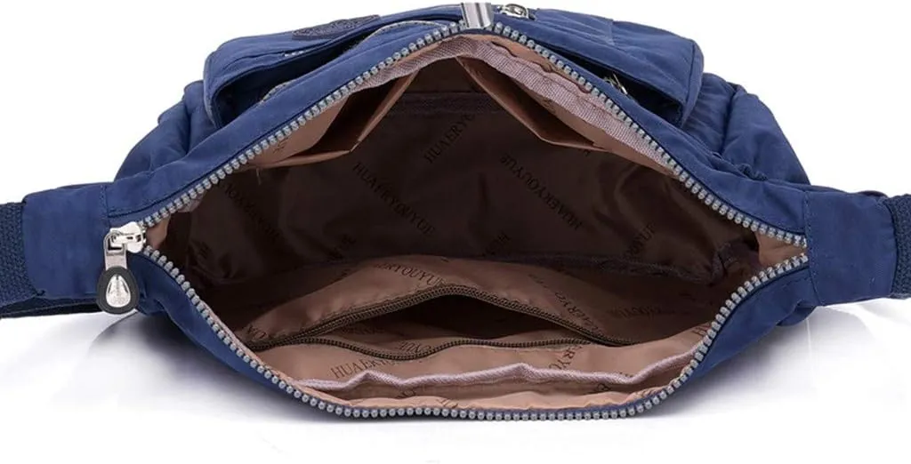 Beach Tote Bag Nylon Solid Color Shoulder Handbags Elegant Daily Crossbody Bags Messenger For Outdoor Beach Travel R