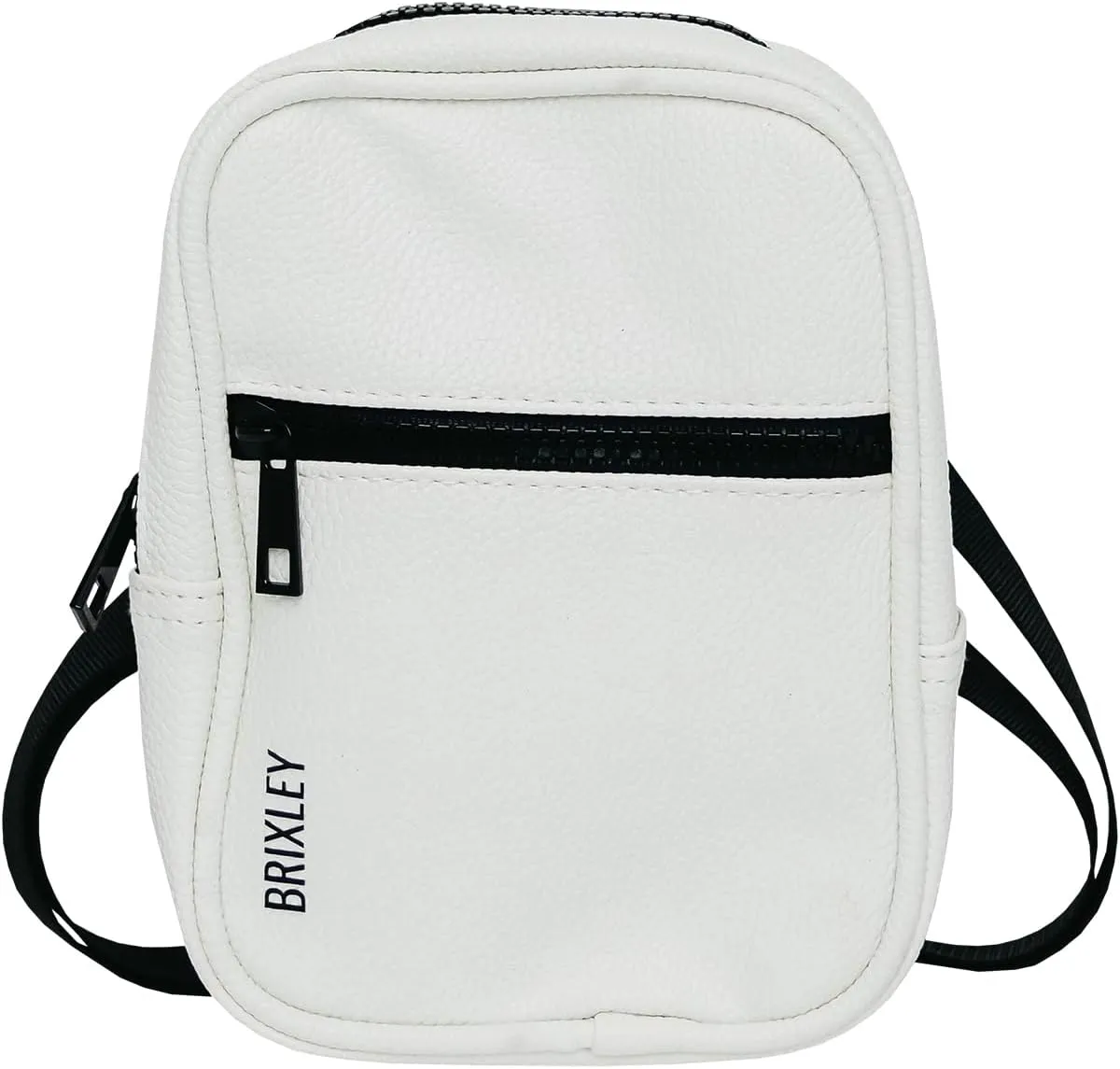 Brixley Leather Crossbody Bag Sling Purse for Women Men Girls Travel, Multi Position Fanny Back Pack
