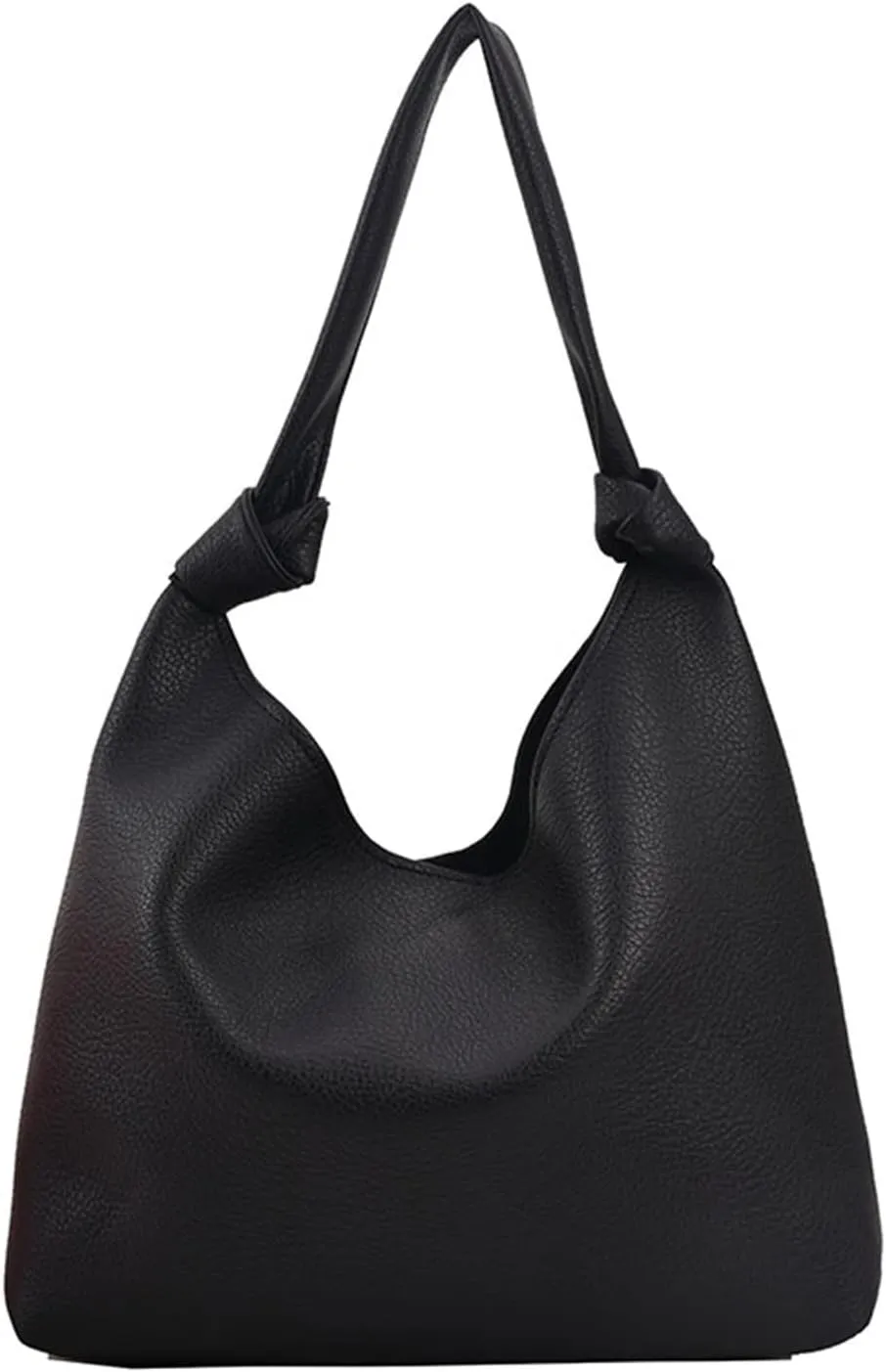 Bucket Shoulder Bags For Women Simple Handbags And Purses Lady PU Leather Totes