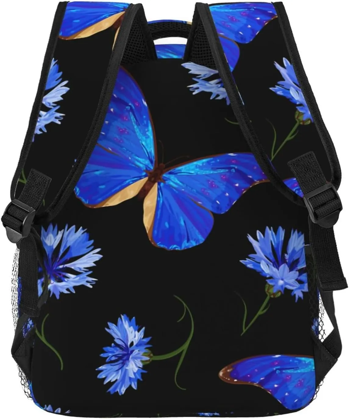 Butterfly Travel Laptop Backpack Women Lightweight Backpack Adjustable College Backpack Fits 15.6 Inch Laptop Waterproof Travel Backpack