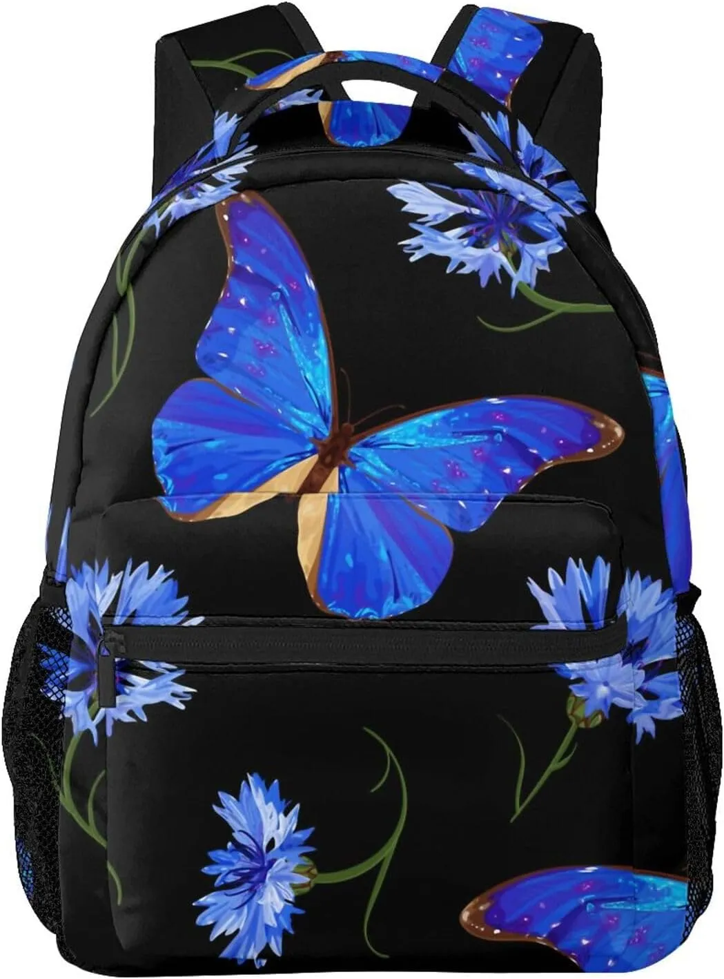 Butterfly Travel Laptop Backpack Women Lightweight Backpack Adjustable College Backpack Fits 15.6 Inch Laptop Waterproof Travel Backpack