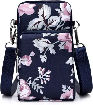 Casual Chest Bag with Convertible Shoulder Strap Shoulder CellPhone Handbag With Credit Purse For Women Small