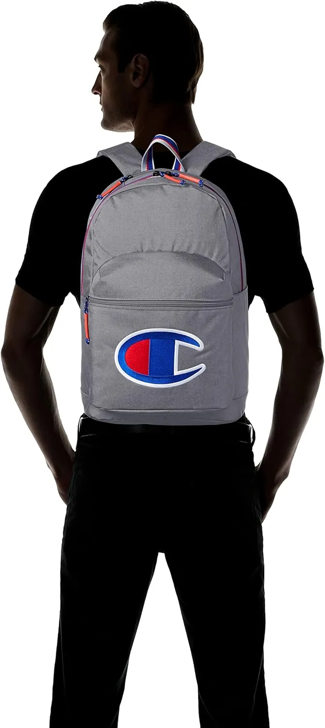 Champion Unisex Adult Supercize Backpacks, Grey, One Size US