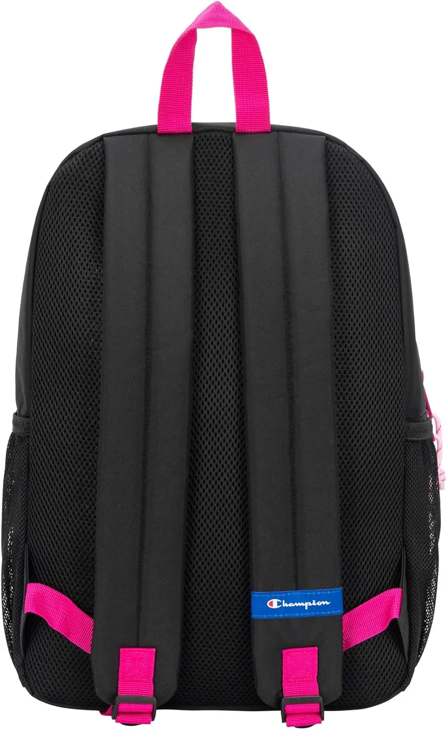 Champion unisex child Youth Backpacks, Black/Fuchsia, Youth Size US