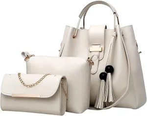 Clutch Saddle Bag Fashion Upgrade 3pcs Set Crossbody Bag Handbags Wallet Tote Bag Shoulder Bag Top Handle Satchel