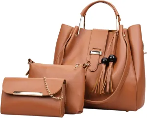 Clutch Saddle Bag Fashion Upgrade 3pcs Set Crossbody Bag Handbags Wallet Tote Bag Shoulder Bag Top Handle Satchel