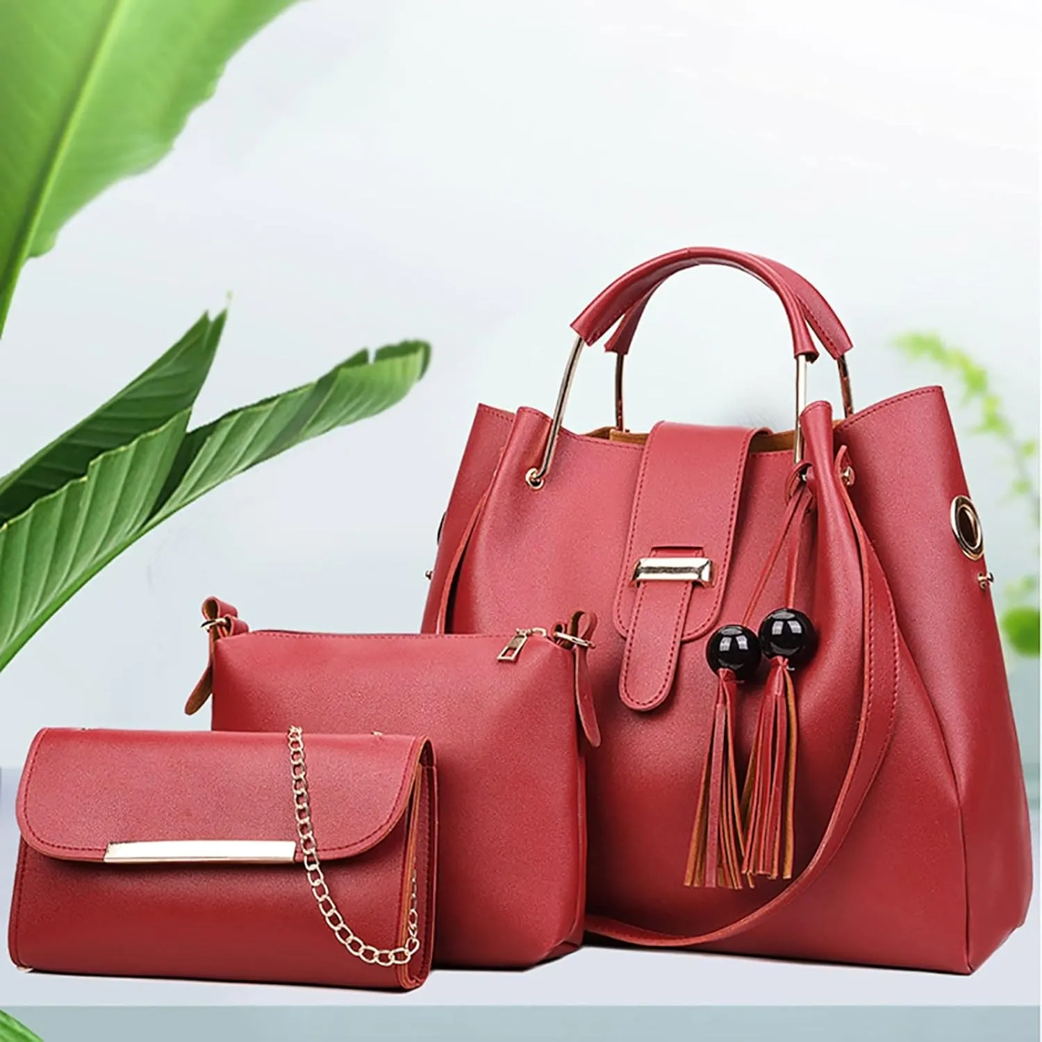 Clutch Saddle Bag Fashion Upgrade 3pcs Set Crossbody Bag Handbags Wallet Tote Bag Shoulder Bag Top Handle Satchel
