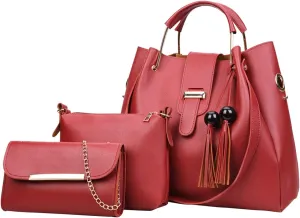 Clutch Saddle Bag Fashion Upgrade 3pcs Set Crossbody Bag Handbags Wallet Tote Bag Shoulder Bag Top Handle Satchel
