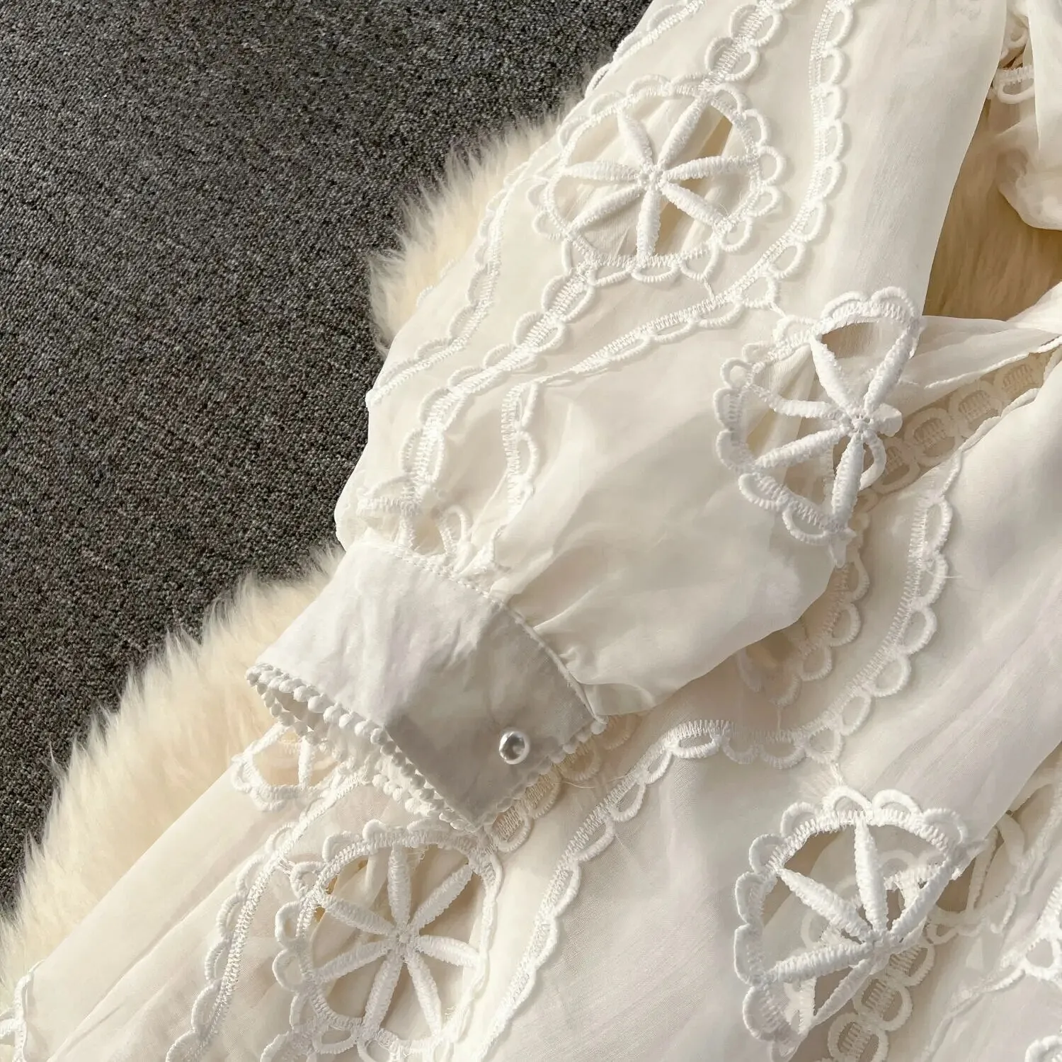 Cora Lace Hollow out Dress