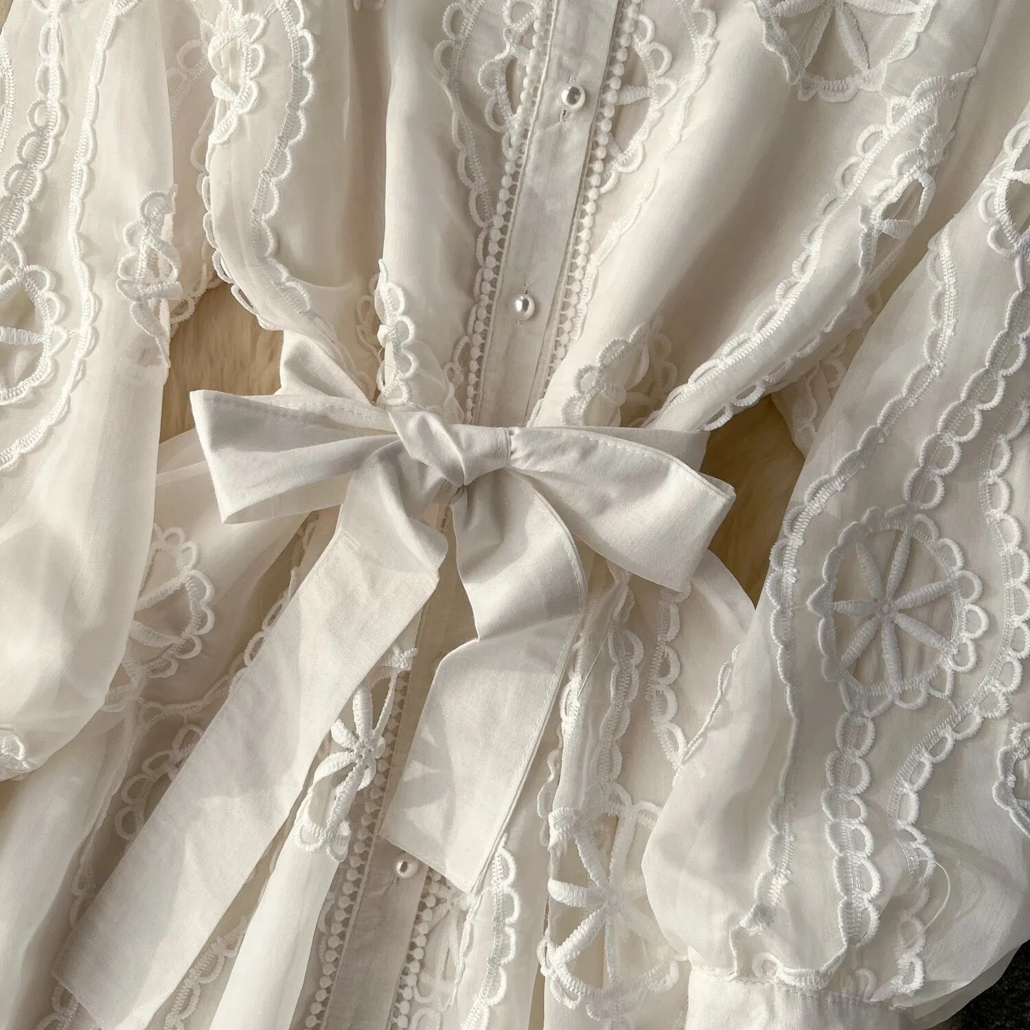 Cora Lace Hollow out Dress