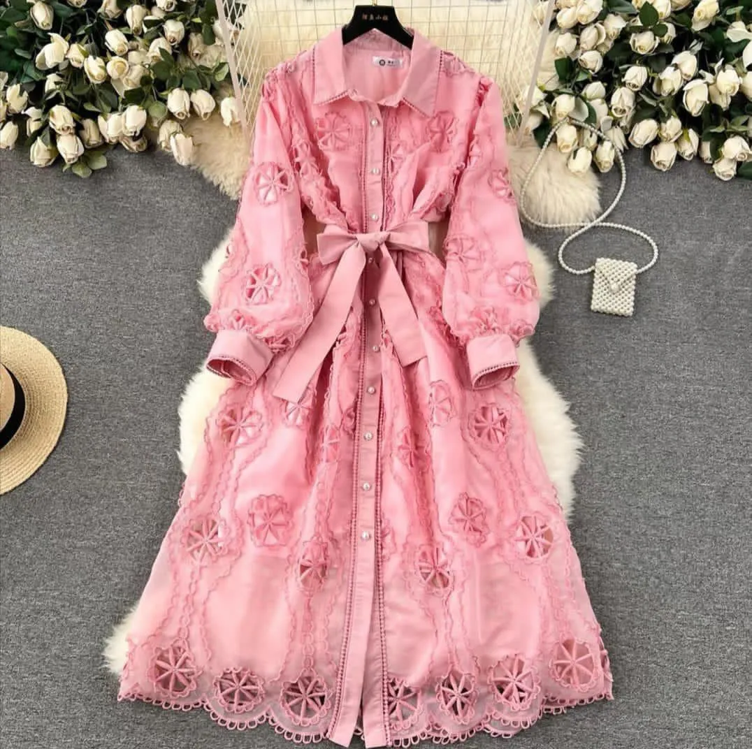Cora Lace Hollow out Dress