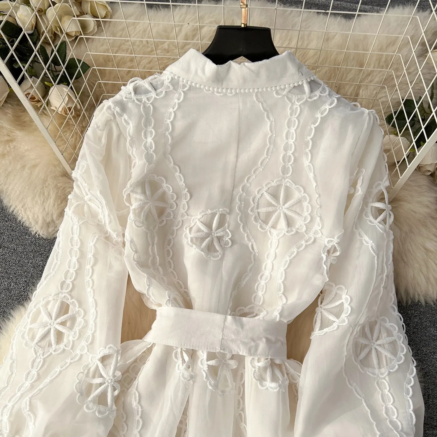 Cora Lace Hollow out Dress