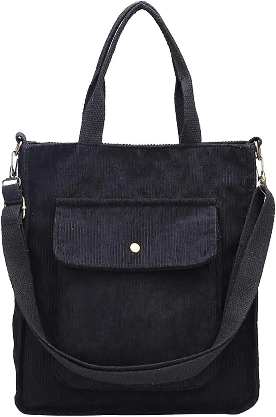 Corduroy Tote Bag Women Shoulder Bags Casual Top Handle Bag Ladies Handbags Canvas Beach Tote