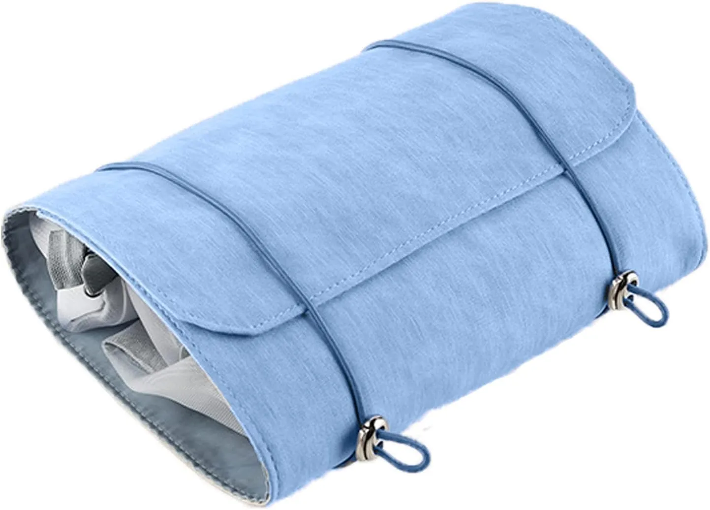 Cosmetic Bag Organizer for Travel,4 in 1 Removable Makeup Bag,Toiletry Women Girl Travel Case,Portable Bag,Makeup Brush Bag,Cosmetic Case, 20.86x9.05in/53x23cm Wash Bag (Blue)