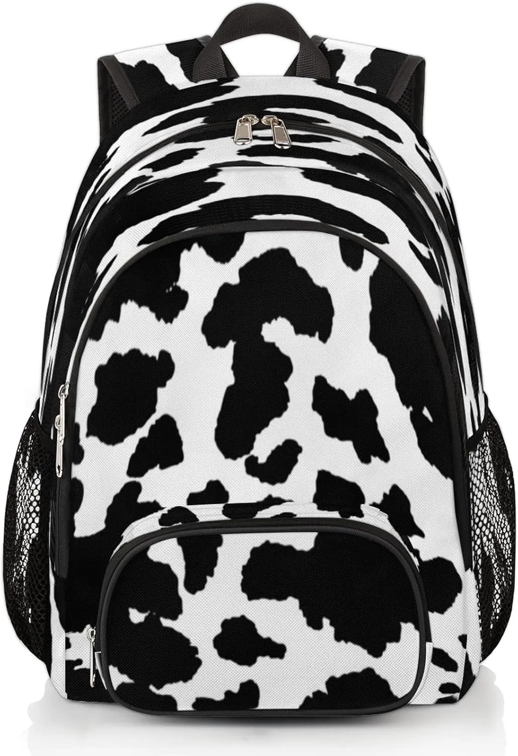 Cow Print Backpacks for Travel Laptop Backpack Waterproof School Backpack with Laptop Compartment & Multiple Pockets Cow Skin Casual Daypack College Bookbag