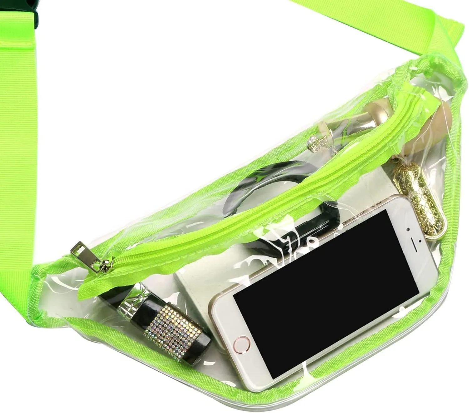 Crossbody Bags for Women Waist Bag Clear Fanny Pack Women Small Clear Waist Bag Cute Pack With Adjustable