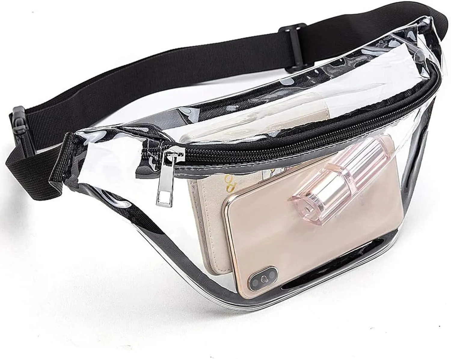 Crossbody Bags for Women Waist Bag Clear Fanny Pack Women Small Clear Waist Bag Cute Pack With Adjustable