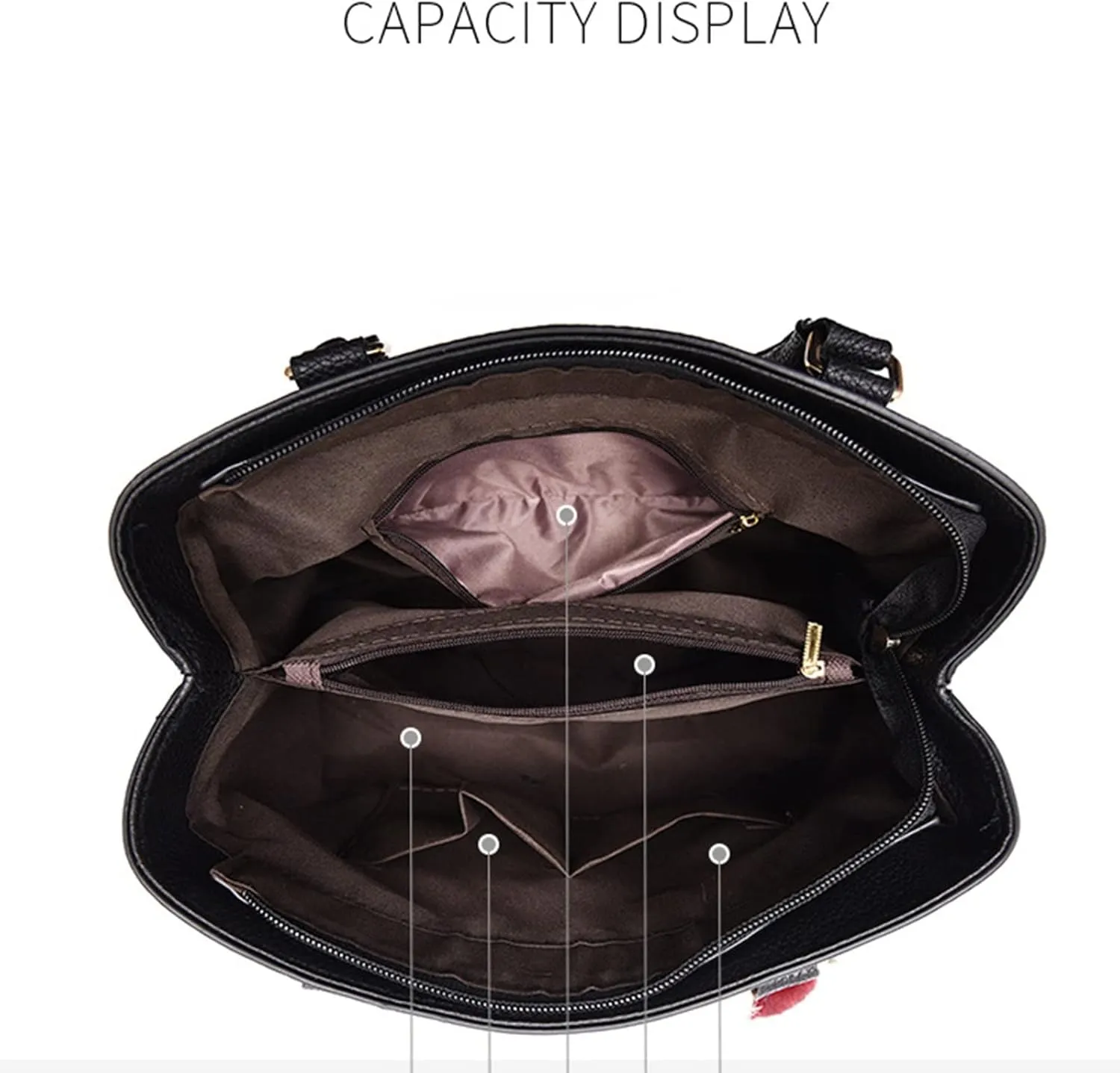 Crossbody Handbag Soft Purse Womens Bag Elegant Casual Leather Messenger Bag Large Capacity Handbag Fashion