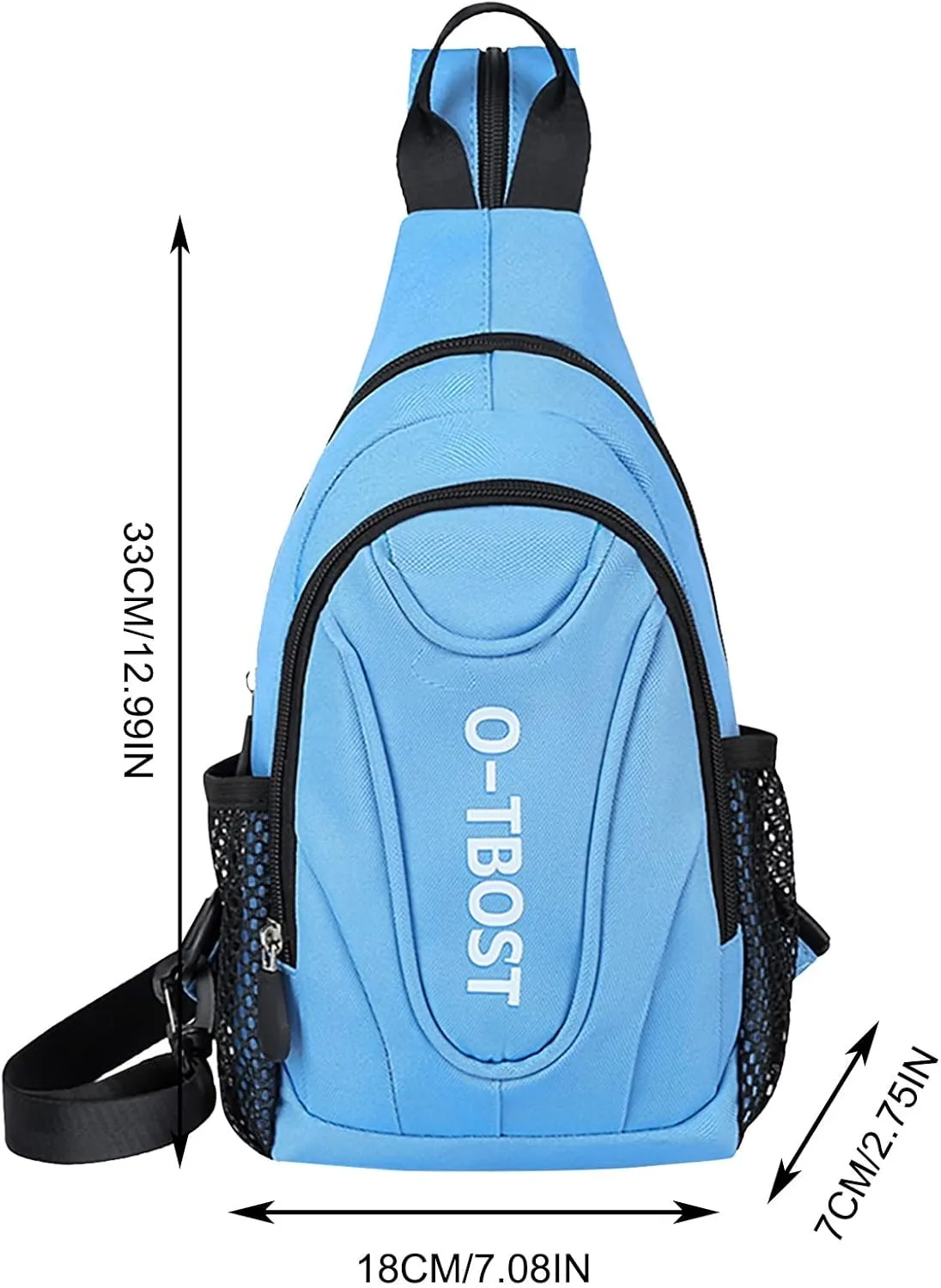 Crossbody Small Sling Backpack for Women Men Anti Theft Crossbody Bags for Women Stylish Versatile Bag(BK1)