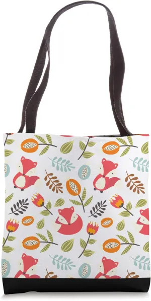 Cute Foxes Reusable Shopping Bag Tote Bag
