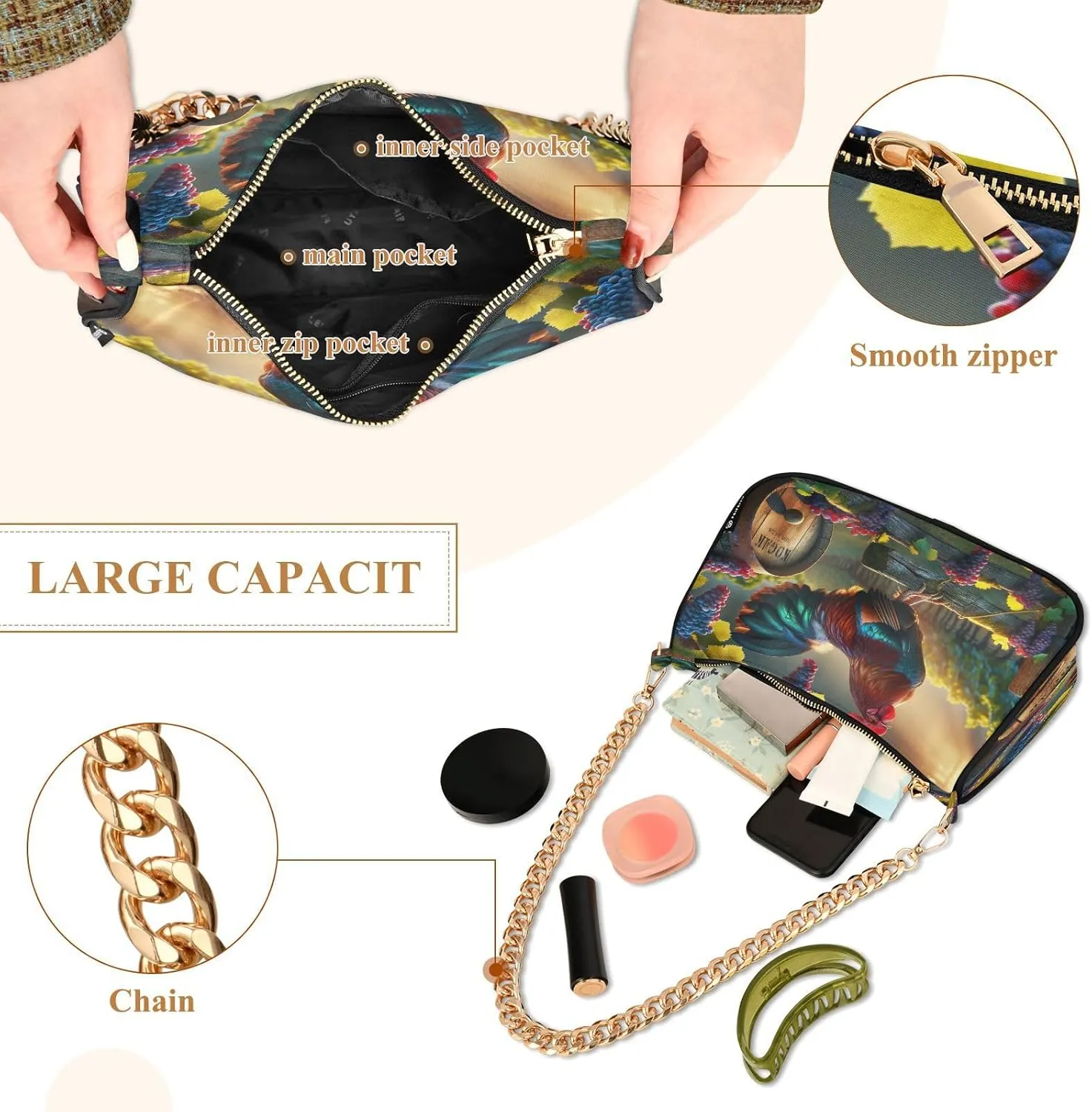 Deep Dark Gray Mini Purses for Women, Womens Shoulder Bags Crossbody