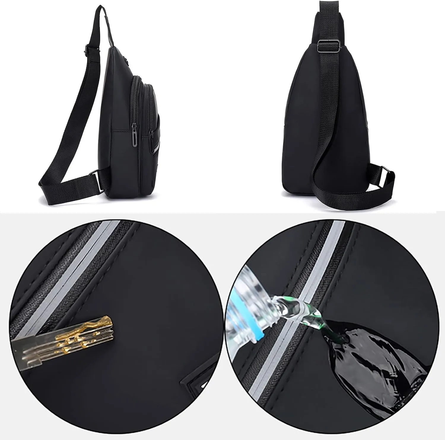 Designer Crossbody Bag for Women Single Shoulder Bags with Adjustable Strap Lightweight Bag Carry on(A)