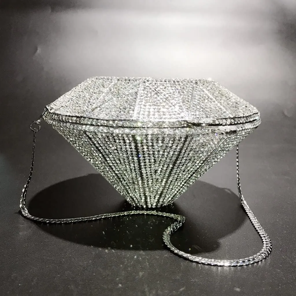 Diamond Bag Purses Crystal Evening Bags Clutch Women Pochette Party Dinner Clutches Wallets(E)