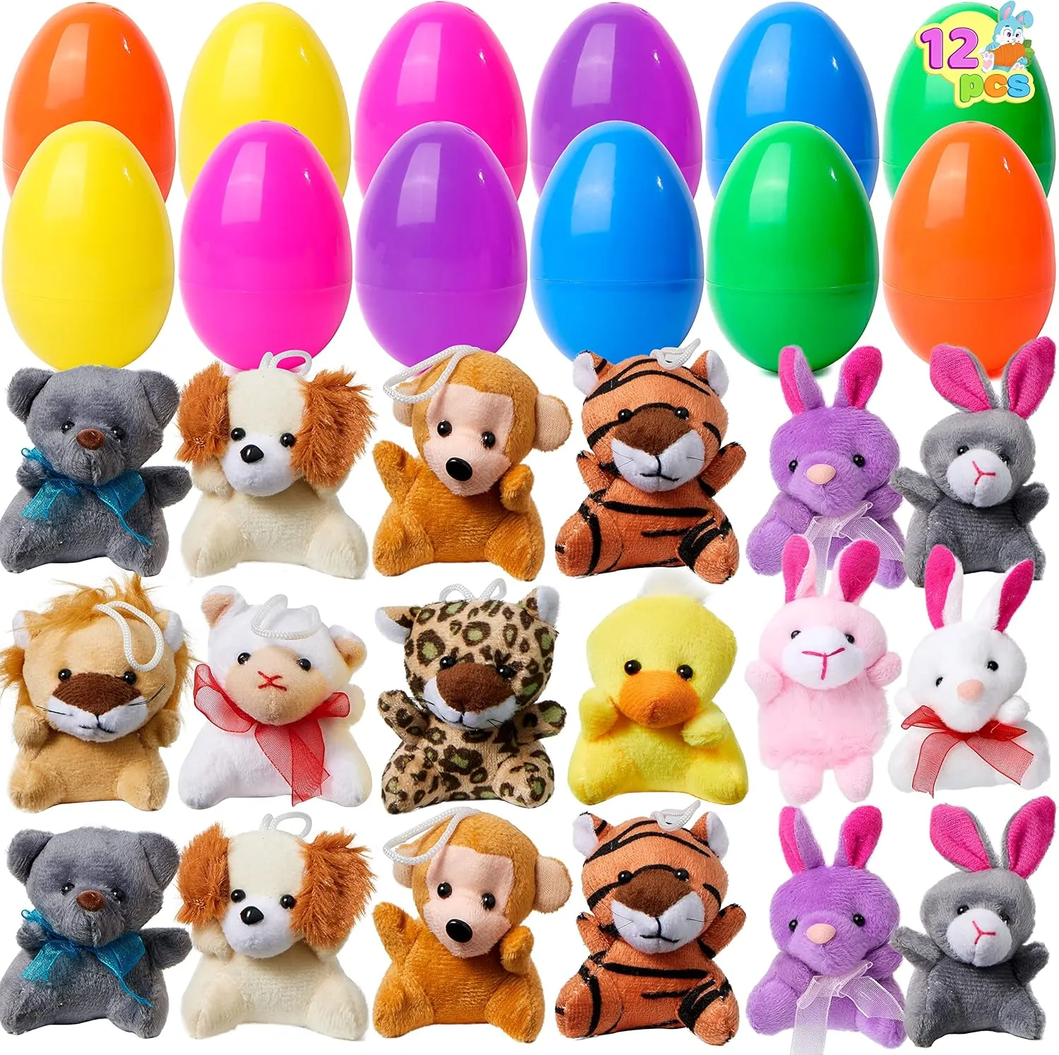 Easter Hot Sale 50% OFFPrefilled Easter Eggs, Filled with Plush Animal Toys