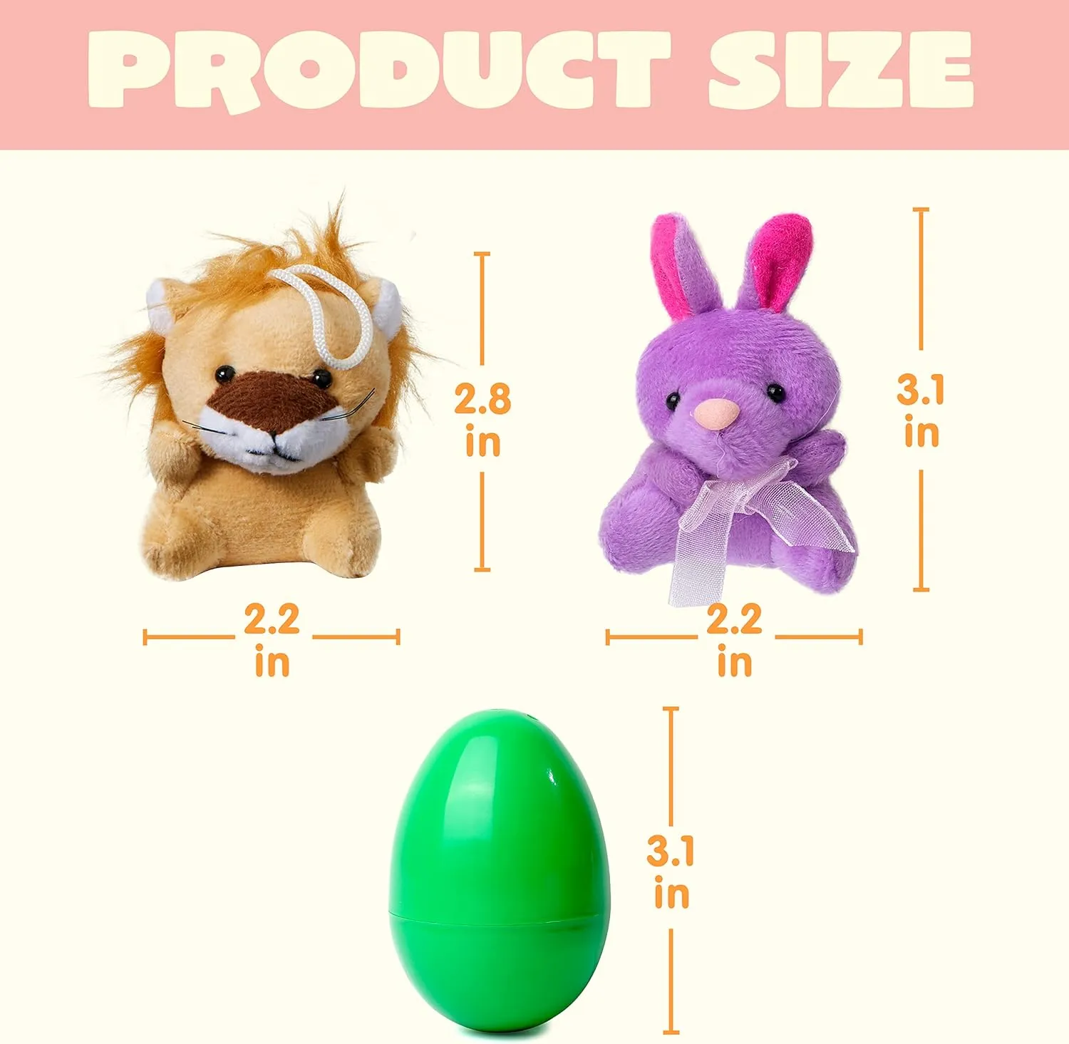 Easter Hot Sale 50% OFFPrefilled Easter Eggs, Filled with Plush Animal Toys