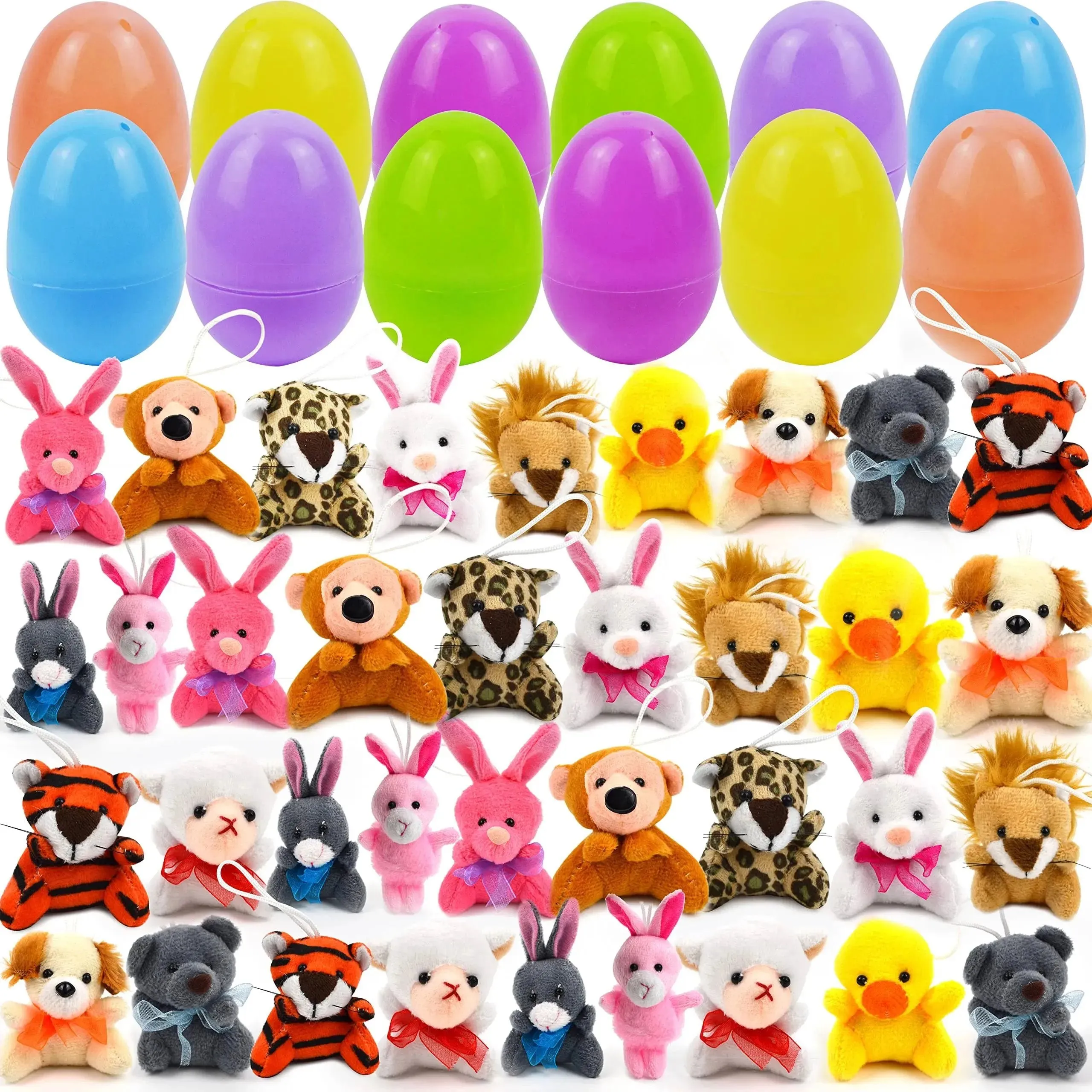 Easter Hot Sale 50% OFFPrefilled Easter Eggs, Filled with Plush Animal Toys