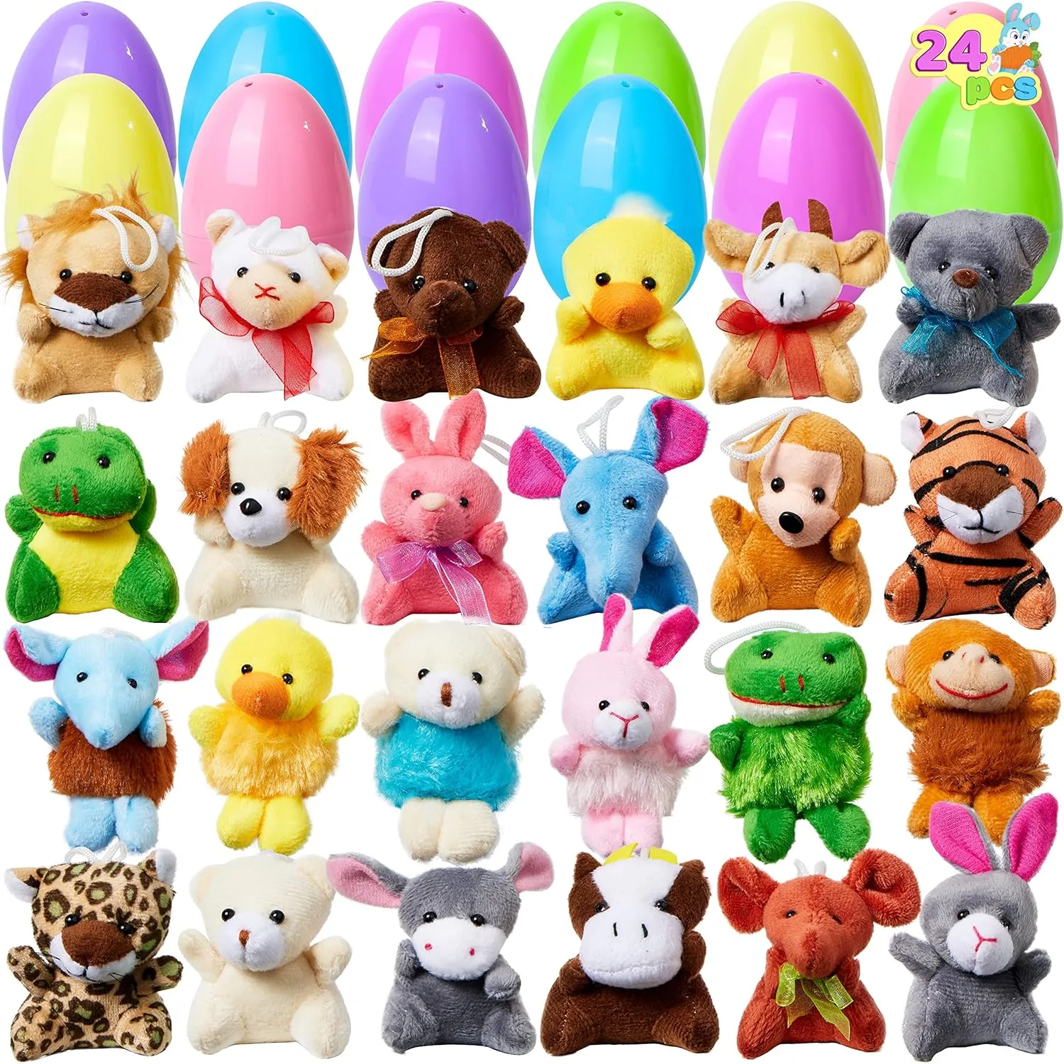 Easter Hot Sale 50% OFFPrefilled Easter Eggs, Filled with Plush Animal Toys