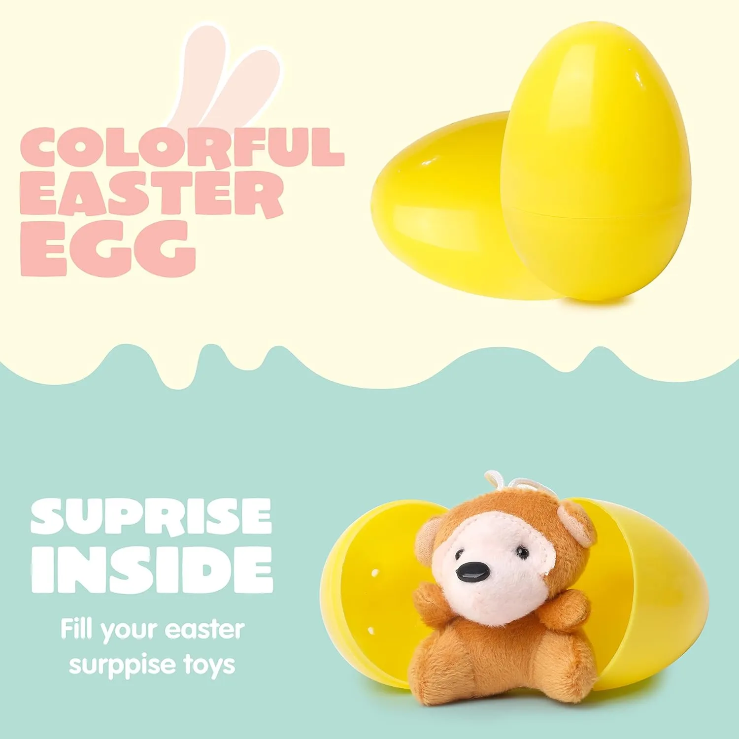 Easter Hot Sale 50% OFFPrefilled Easter Eggs, Filled with Plush Animal Toys