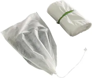ECYC 9.45x14.96 inch 40 Pcs Shoes Dust Bags, Non-Woven Fabric Storage Pouches Breathable Drawstring Dust Covers for Handbags, Shoes, Purses