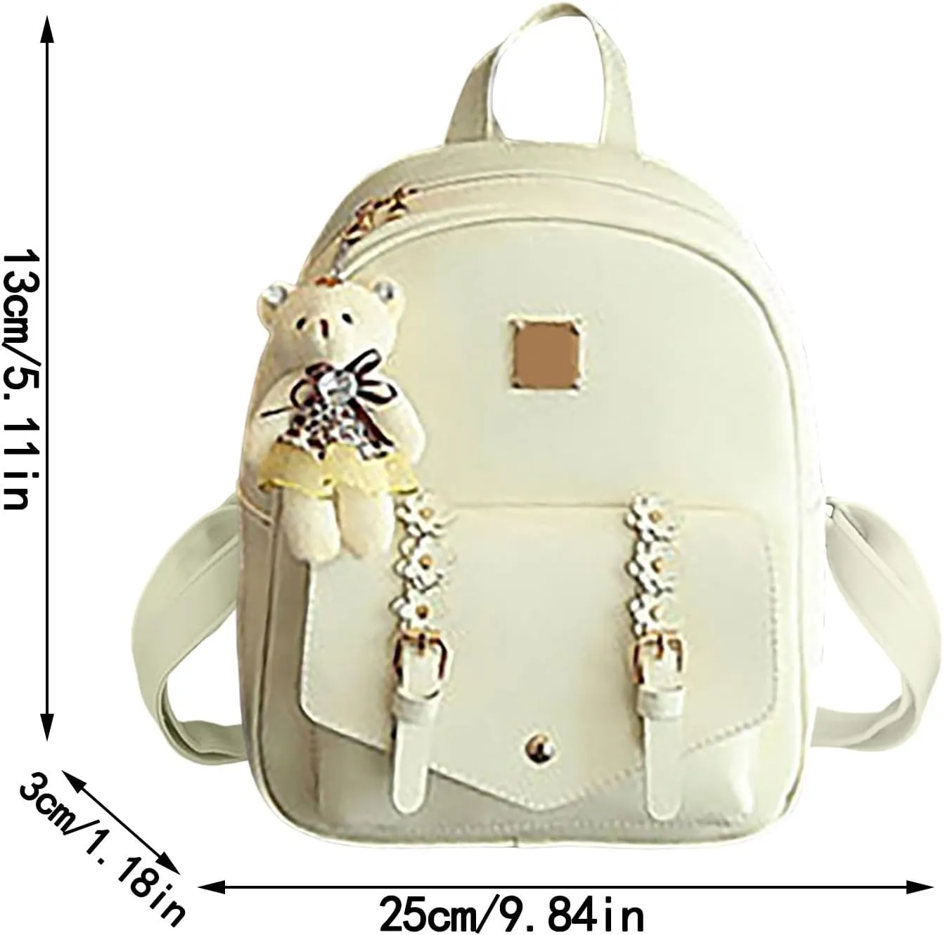 Fashion Children Women Floral Style Travel Backpack Crossbody Bag Card Bag 3Pieces Set Handbag Men