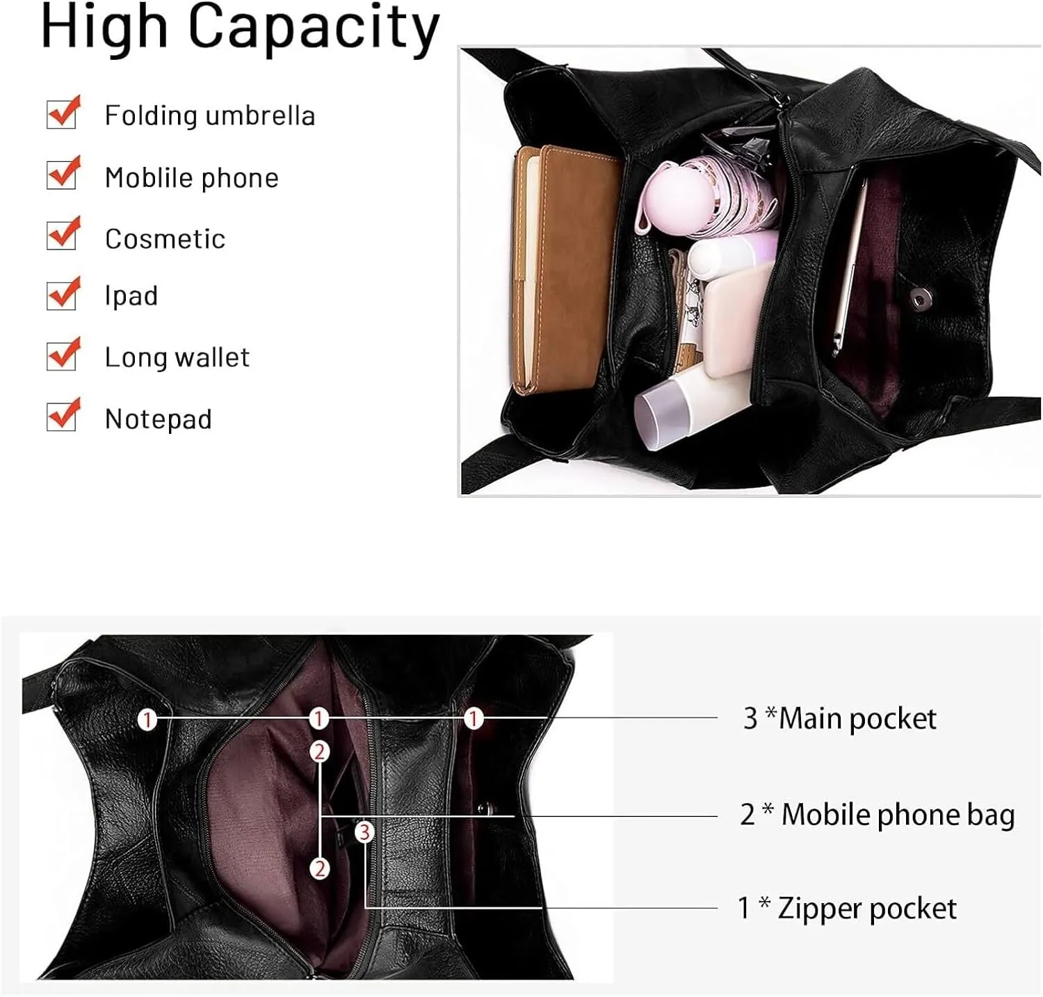 Fashion Womens Handbag Ladies Shoulder Bags Casual Women Bucket Bag