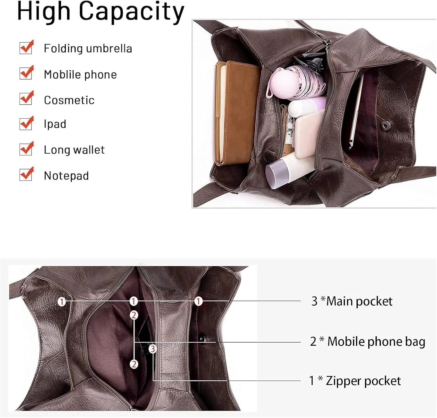 Fashion Womens Handbag Ladies Shoulder Bags Casual Women Bucket Bag