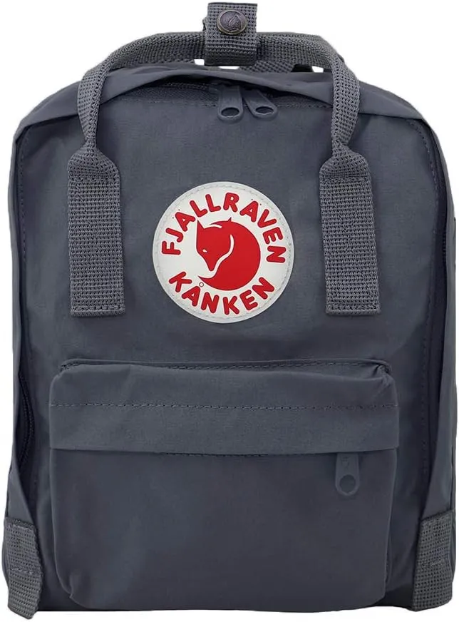 Fjall Raven Kanken Mini Unisex Backpacks Size OS, Color: Graphite