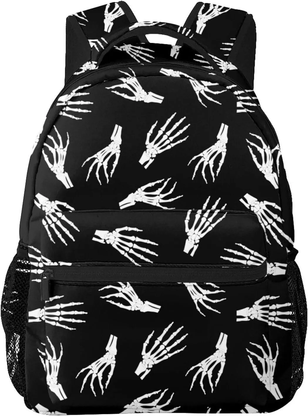 Gothic Goth Horror Backpack,Fashion Bat Pattern Daypack Computer Backpacks Bookbag for Men Women