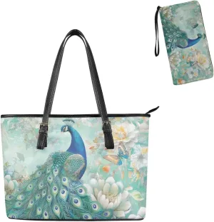 Handbags for Women Shoulder Bags Tote Satchel Hobo 2pcs Purse Set