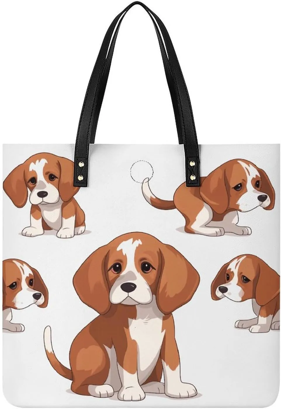 Handbags for WomenBeagle DogTrendy Vegan Leather Hobo Handbags,Women's Soft Bucket Bag For Women - Ladies Handbags For Work, Travel, Casual Use,Birthday Gifts