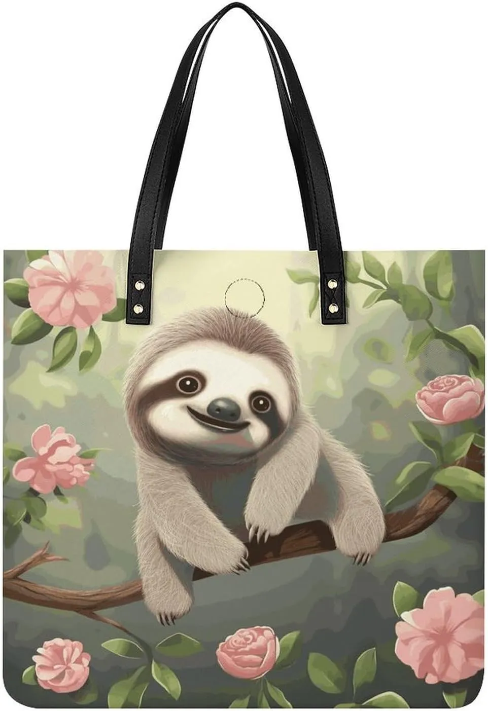 Handbags for WomenCute Baby SlothTrendy Vegan Leather Hobo Handbags,Women's Soft Bucket Bag For Women - Ladies Handbags For Work, Travel, Casual Use,Birthday Gifts