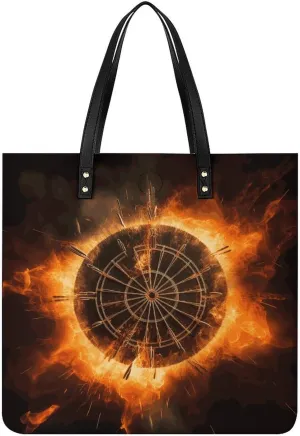 Handbags for WomenDart BoardTrendy Vegan Leather Hobo Handbags,Women's Soft Bucket Bag For Women - Ladies Handbags For Work, Travel, Casual Use,Birthday Gifts