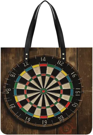 Handbags for WomenDart BoardTrendy Vegan Leather Hobo Handbags,Women's Soft Bucket Bag For Women - Ladies Handbags For Work, Travel, Casual Use,Birthday Gifts